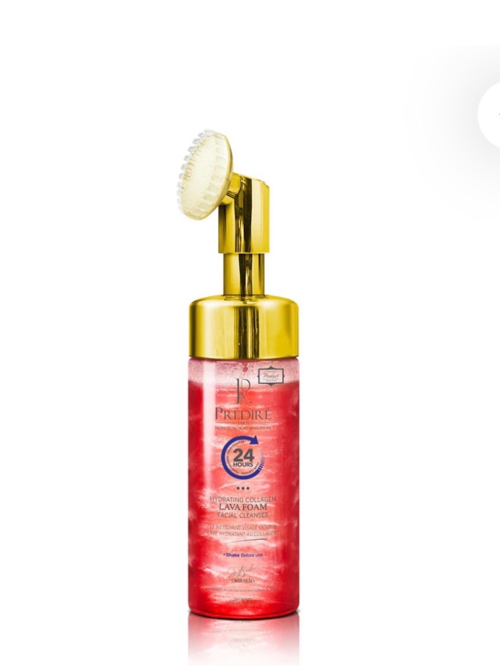 Prédire Hydrating Collagen Lava Foam Facial Cleanser - Red & Gold
